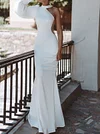 Beaded Decorate One-Shoulder Backless Mesh Slim Evening Maxi Dress