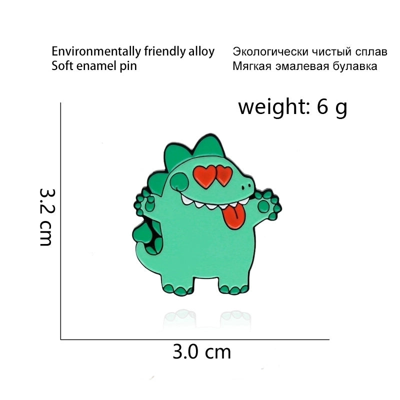 Minimalist Pin Animal Alloy Stoving Varnish Unisex Brooches