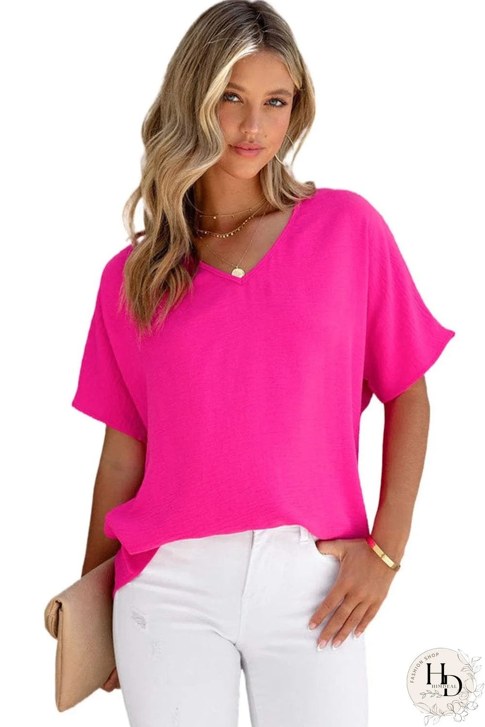 Versatile Pink Top