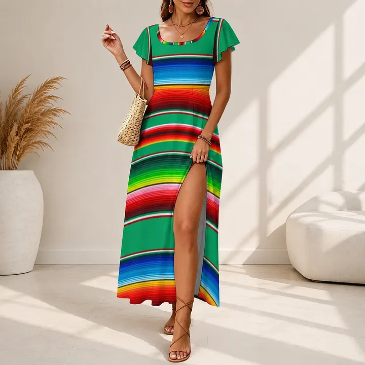 spanish midi dress Abelia Dress Crew Neck Sleeveless Midi Length Poliamide Taffta (Spanis