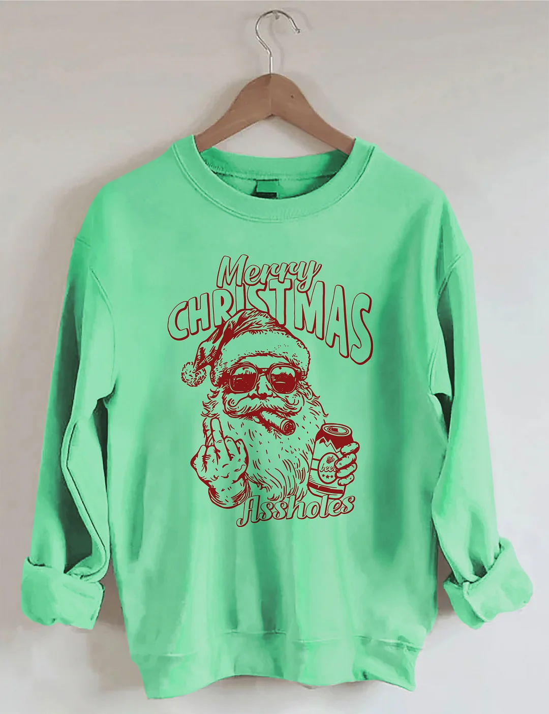 Merry Christmas Assholes Sweatshirt