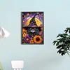 (40*60cm)Halloween Cat - Full Round Drill Diamond Painting