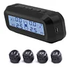 AN-10C Solar Car LCD Tire Pressure Monitoring Tyre Temp Alarm System