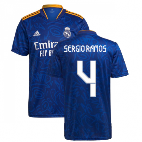 Maillot Real Madrid Sergio Ramos 4 Extérieur 2021/22