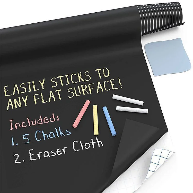 Black Chalkboard Stickers Adhesive Blackboard | 168DEAL