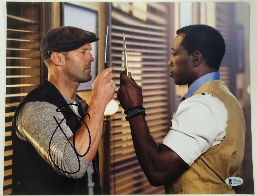 JASON STATHAM Signed 11x14 Photo Poster painting Fast & Furious Expendables ~ Beckett BAS COA