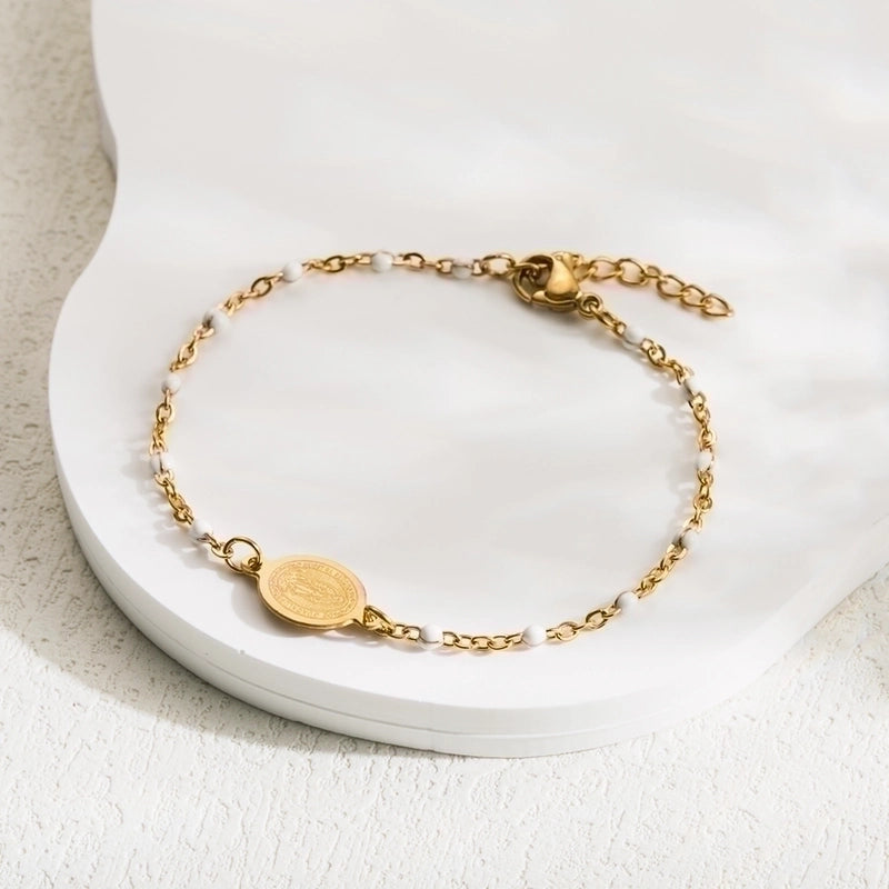 3 Pieces Ethnic Style Virgin Mary 304 Stainless Steel Stainless Steel Bracelets In Bulk