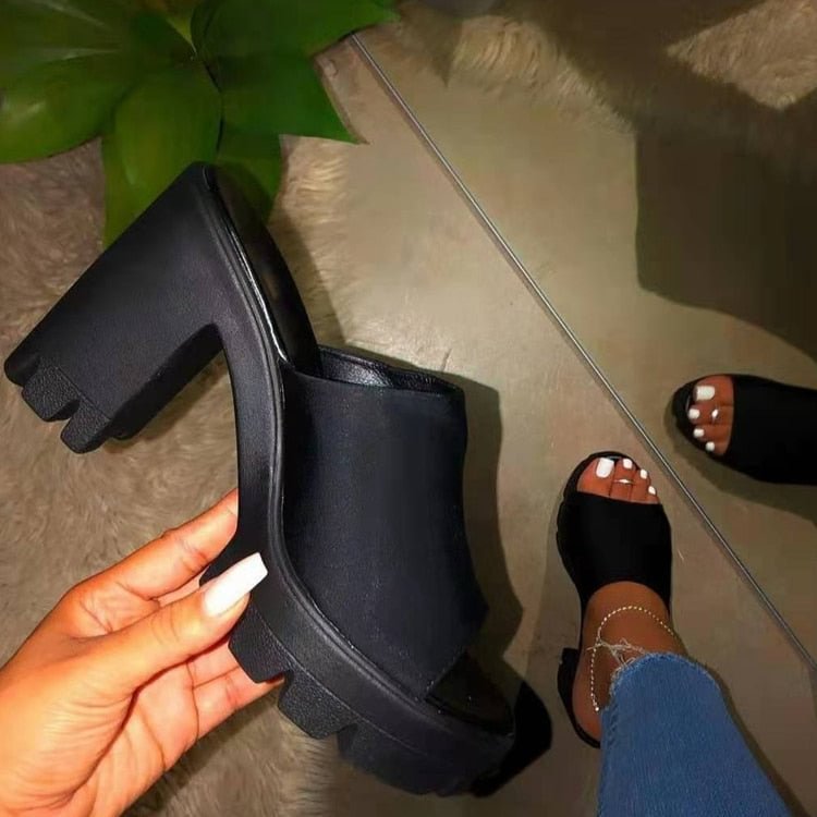 2021 NEW High Heels Sandals Summer Sexy Ankle Strap Open Toe Party Dress 12CM Platform Gladiator Women Shoes Size 41 42