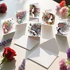 6PCS Diamond Painting Girl Greeting Cards Postcards with Envelopes
