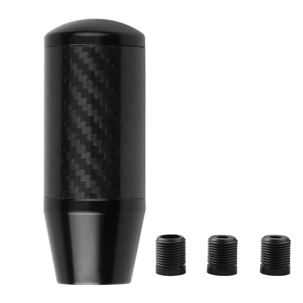 

Carbon Fiber Gear Shift Knob Universal Automobile Shifter Lever Stick Knob, 501 Original