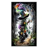 Magic Witch-14CT Stamped Cross Stitch 40*70cm/15.75*27.56in(Big Size)