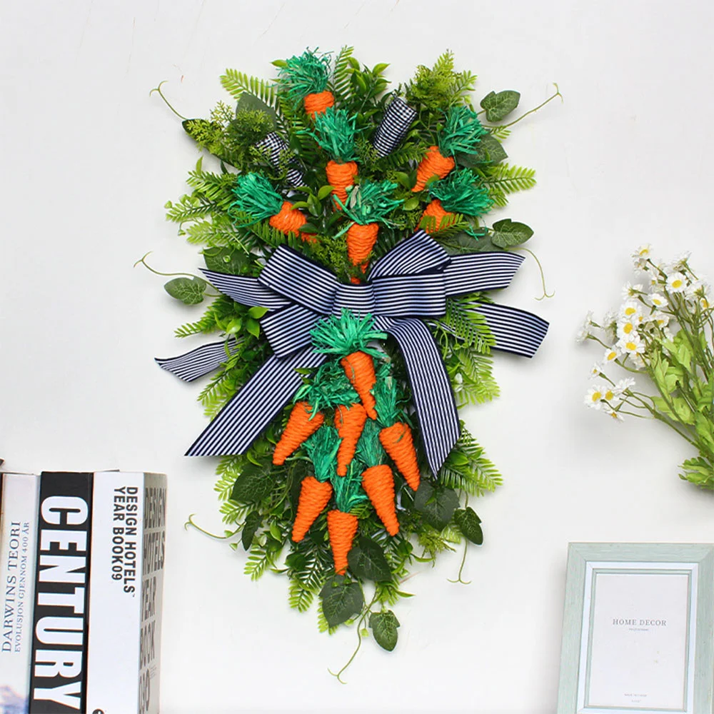 Easter Wreath Carrot Window Decoration Pendant