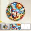 Summer Gnome DIY Diamond Painting Hanging Pendants Acrylic Crafts Kit for Home Wall Decor