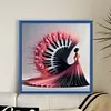 Piano Girl - 11CT Stamped Cross Stitch - 40*40cm