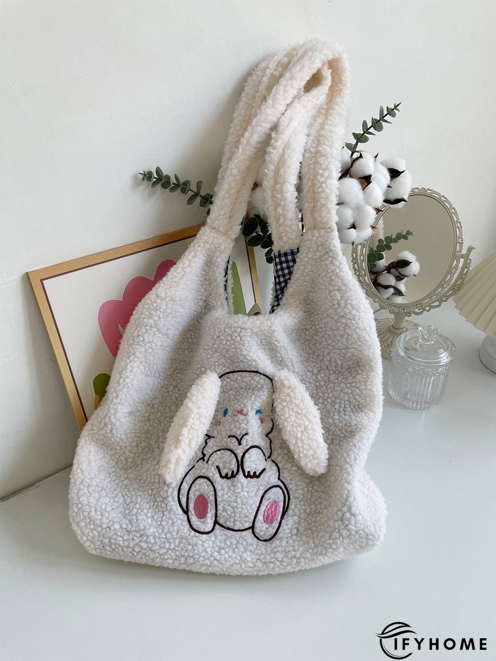 Plush New Year Cute Rabbit Shoulder Bag | IFYHOME