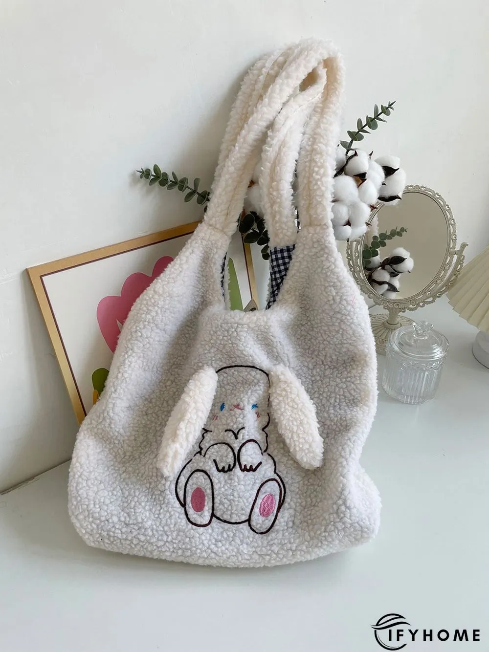 Plush New Year Cute Rabbit Shoulder Bag | IFYHOME
