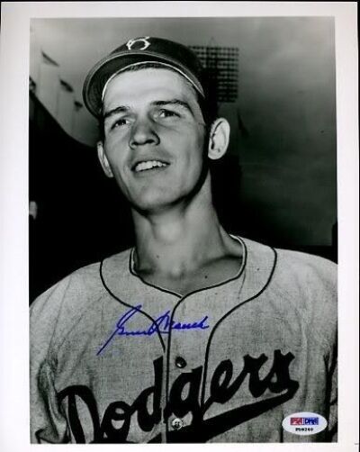 Gene Mauch Signed Psa/dna 8x10 Photo Poster painting Autograph Authentic