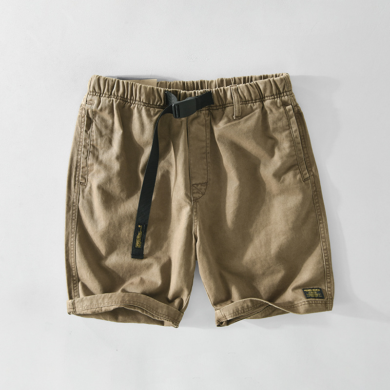 Men's Cotton Casual Workwear Five Point Shorts