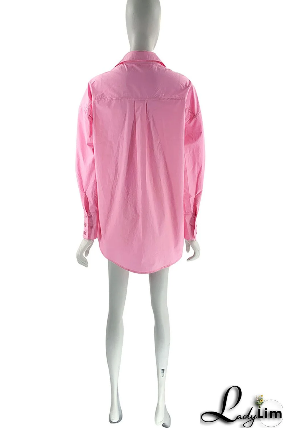 Orange Casual Solid Patchwork Buckle Turndown Collar Long Sleeve Two Pieces