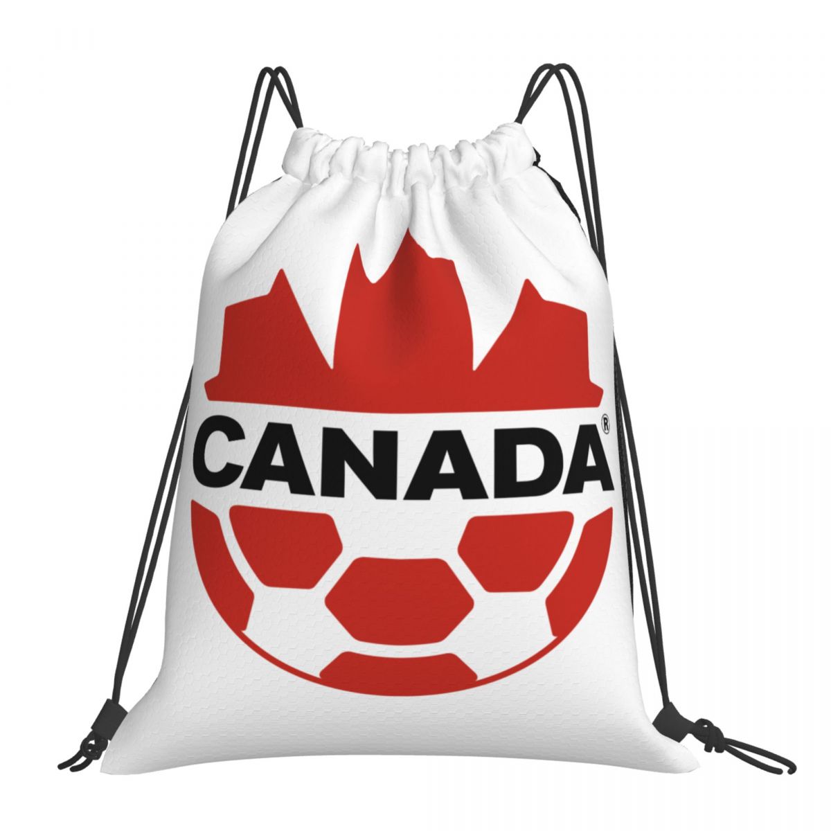 Canada National Football Team Drawstring Bags for School Gym