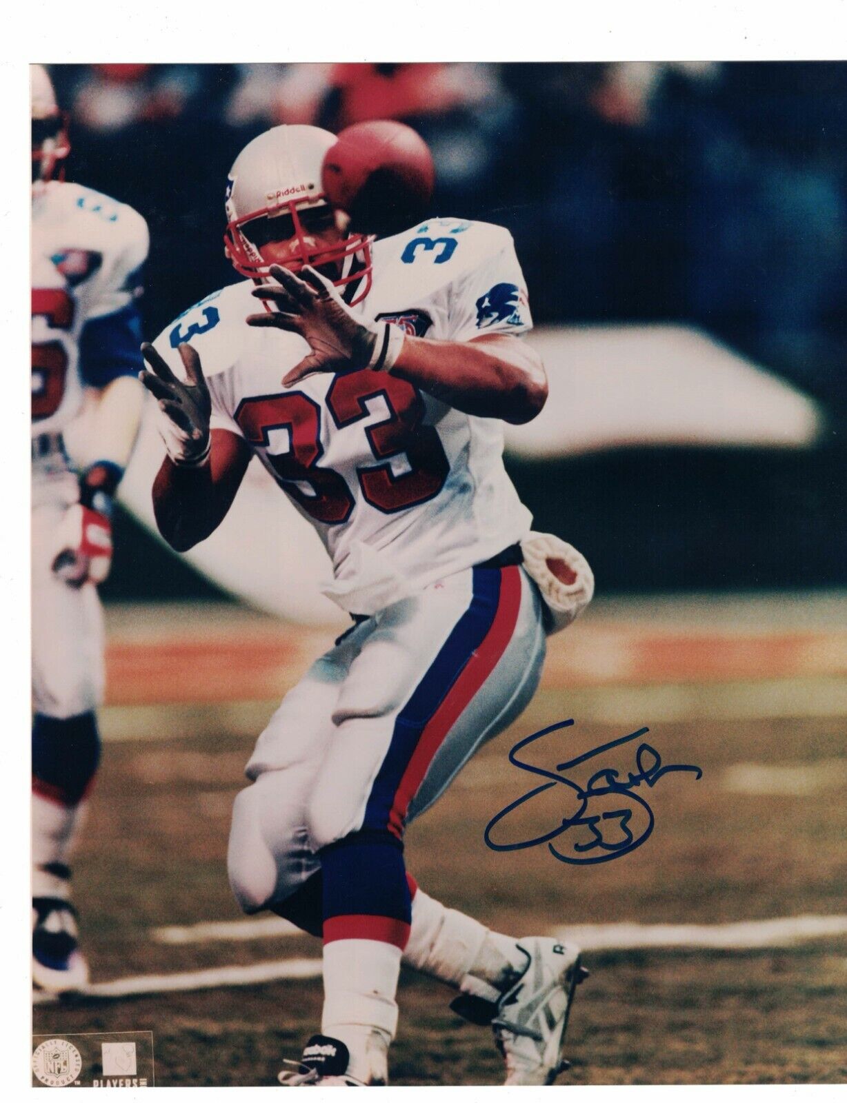 Sam Gash New England Patriots Signed 8 x 10