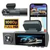 1080P WiFi Dash Cam with IR Night Vision Parking Monitoring Car Video Recorder