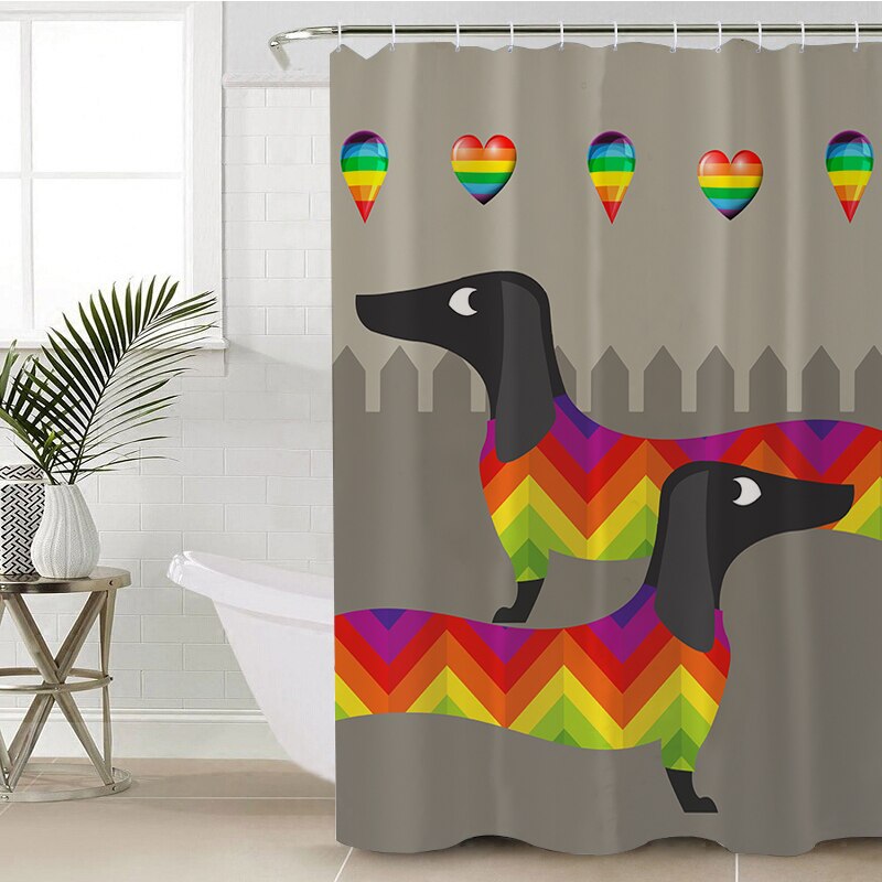 

Dachshund - Print Shower Curtain, 180*180cm, 501 Original
