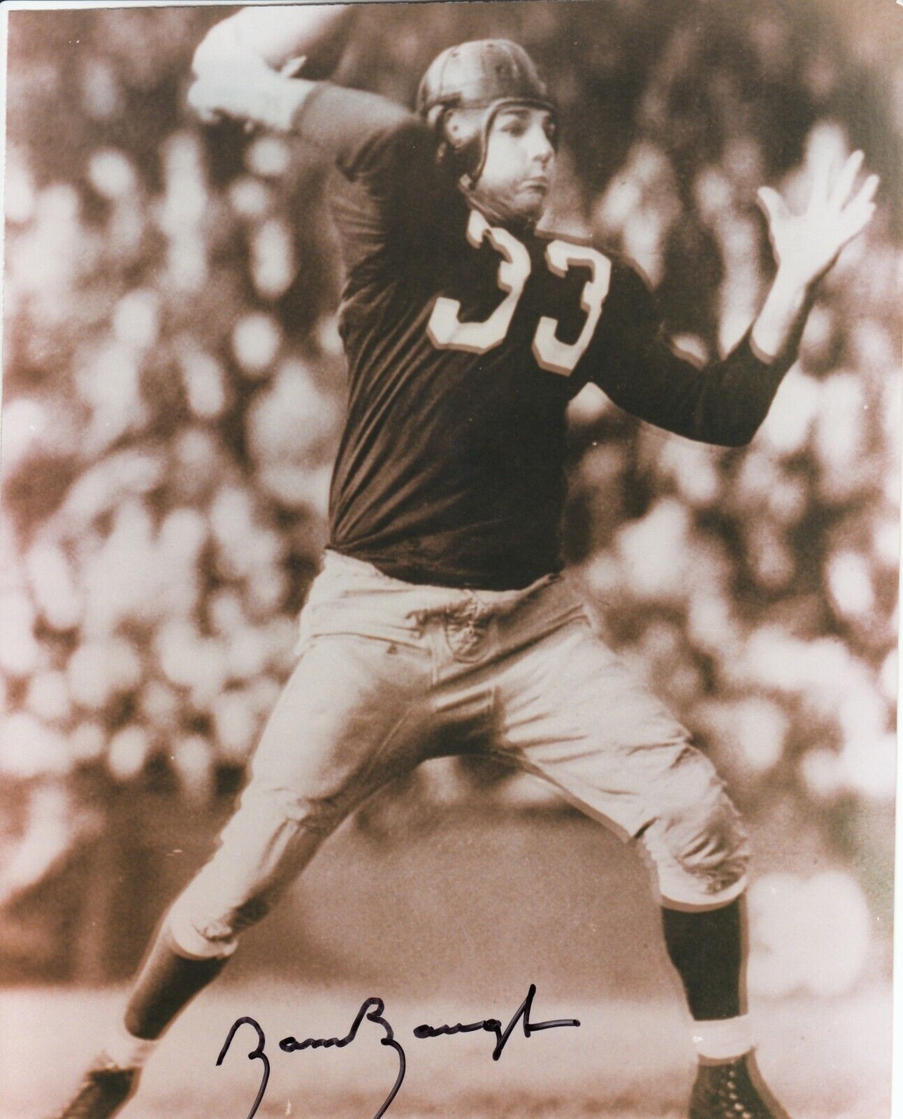 Sammy Baugh #3 HOF Signed Photo Poster painting w/ COA Washington Redskins 031019