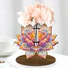 Diamond Painting Wooden Lotus Diamond Painting Flower Vase Ornaments for Home Office Decor