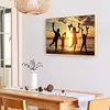 Diamond Painting -DIY Round Drill Sunset Family