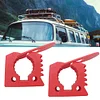 4Pcs Rubber Clamp 1.18-1.57 Diameter Handle Keeper Auto Shovel Mount Bar Clamp
