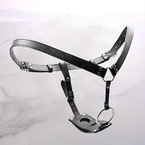 pornhint Pornhint Custom Engraving Leather Strapon Harness, Penis Leather Pants, Dildo Pants, Pants for Lesbian, Female Dildo Pants