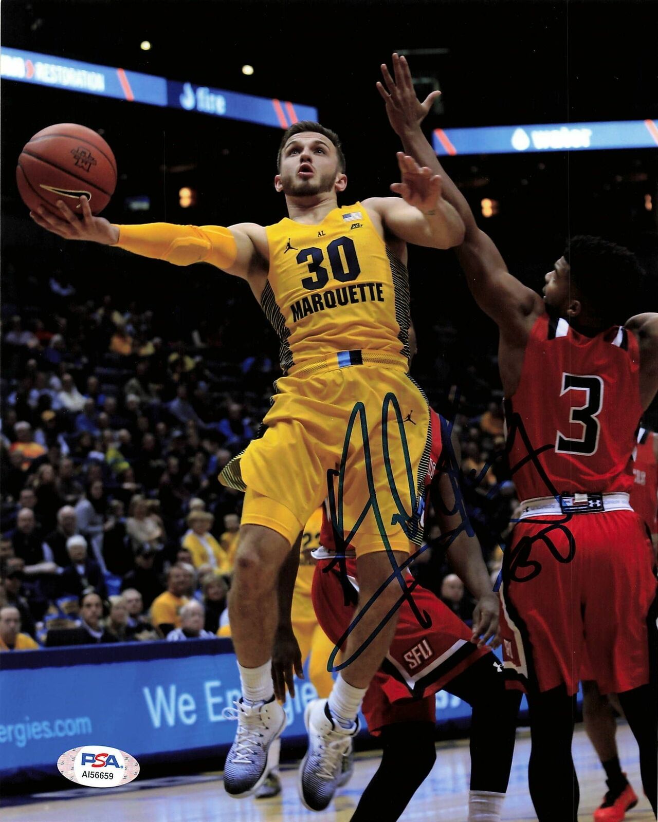 Andrew Rowsey Signed 8x10 Photo Poster painting PSA/DNA Marquette Golden Eagles Autographed