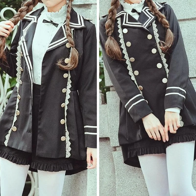 {Normal Version}Elegant Military Lolita Jacket Coat SP1711220