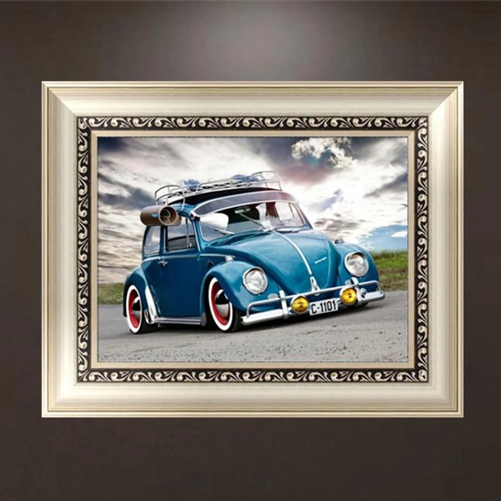 Round Diamond Painting 30*40cm - Car