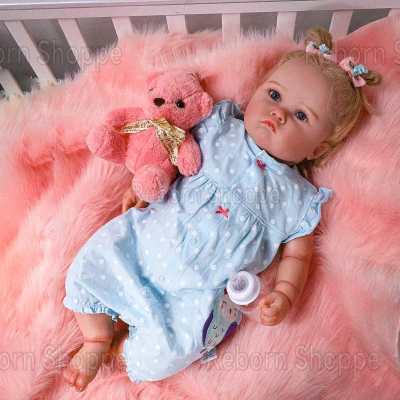 Full Silicone Reborn Doll, 22 Simona Lifelike Reborn Dolls