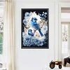 (40*60cm)Branch Bluebird - Round AB Drill Diamond Painting