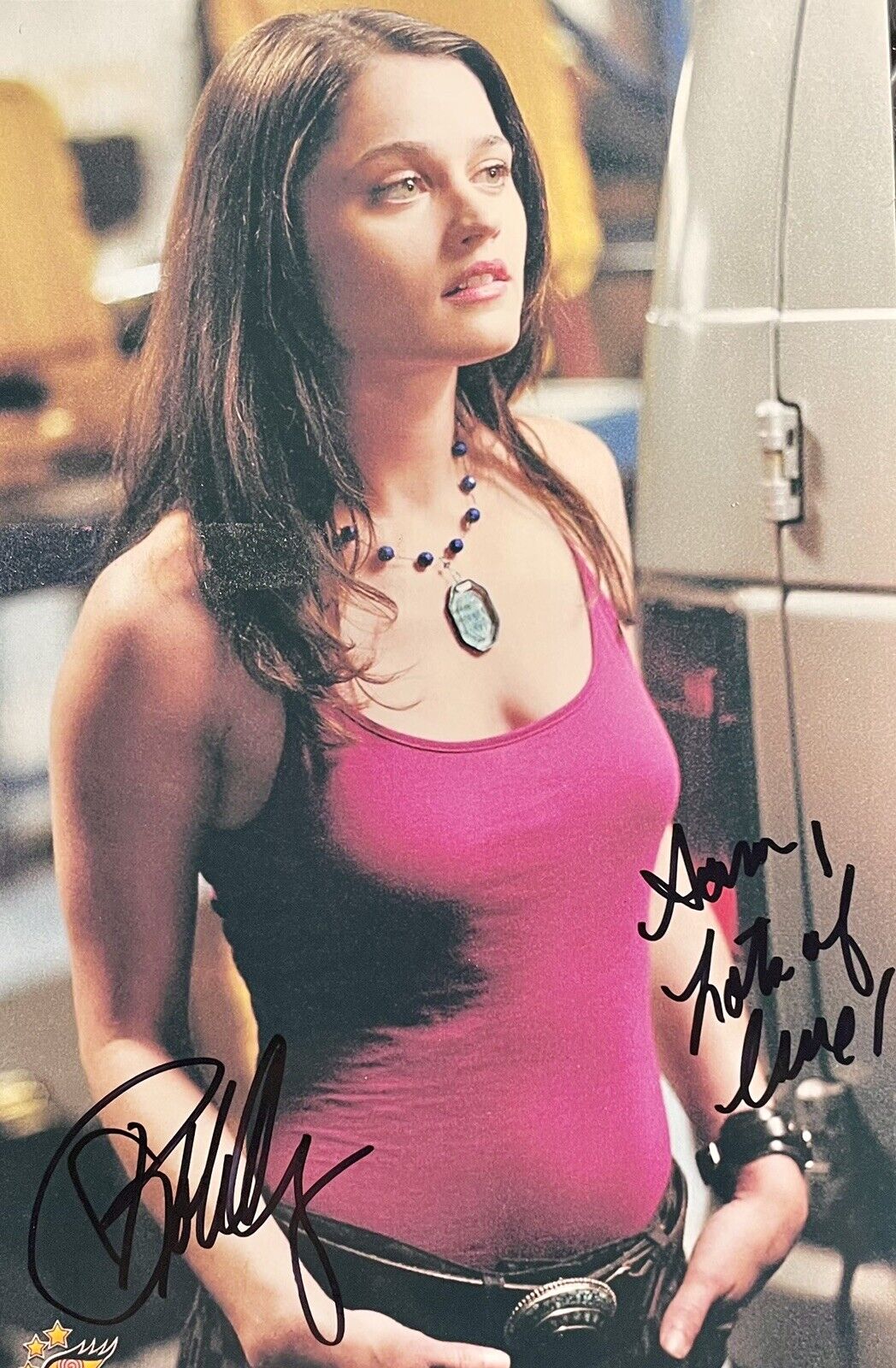 ROBIN TUNNEY (THE MENTALIST - PRISON BREAK)  AUTOGRAPHED Photo Poster painting