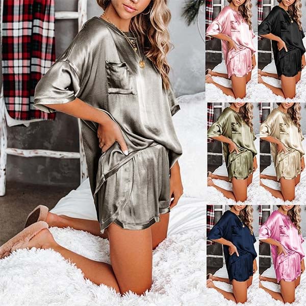 Imitation Tencel Pajama Set