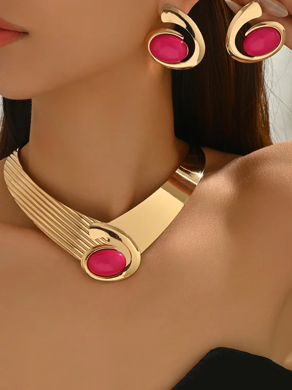 Geometric Necklaces Accessories Drop Earrings