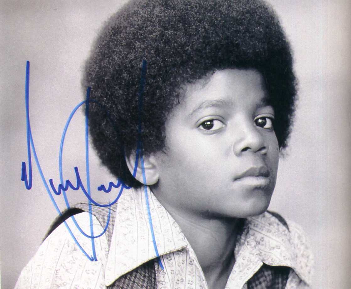 MICHAEL JACKSON Signed Photo Poster paintinggraph - King of Pop Singer (early) - preprint