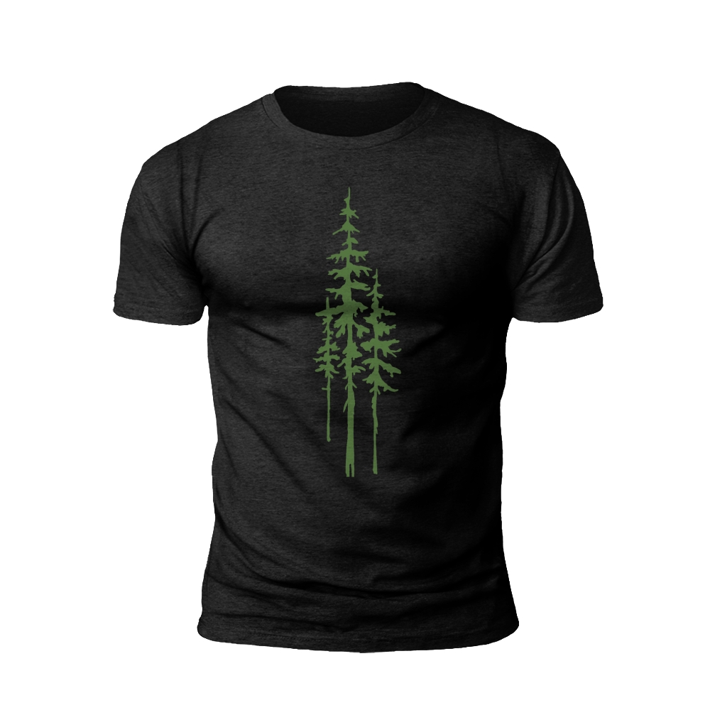Forest Trio: Pine Tree T-Shirt T-shirt