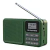Portable DAB+ Digital Radio Bluetooth-Compatible Solar/Rechargable FM Radio