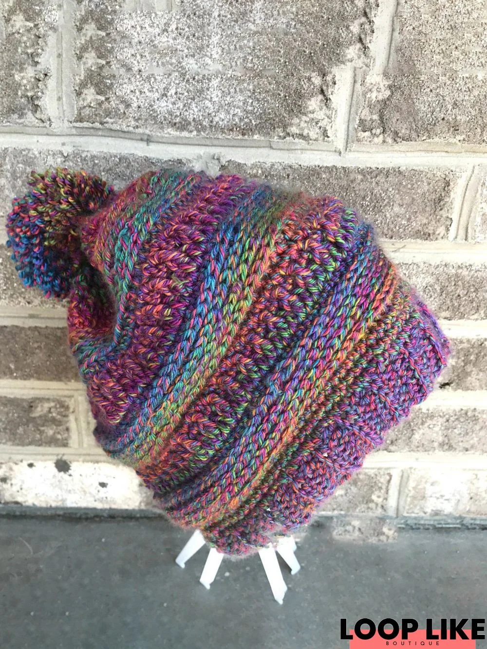 Crochet Colorful Winter Hat