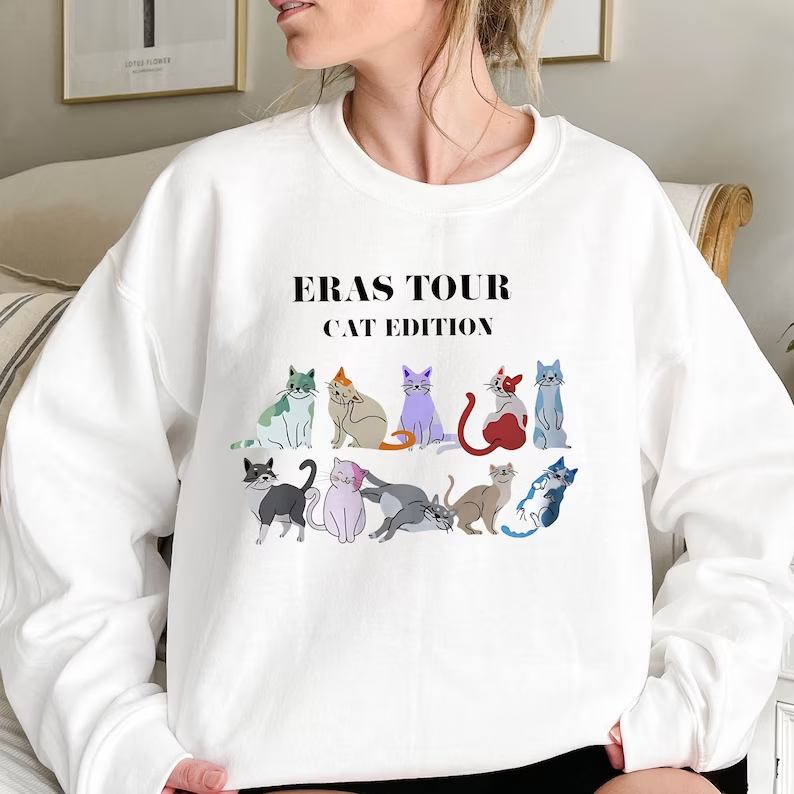 Taylor Eras Tour Cat Edition Sweatshirt