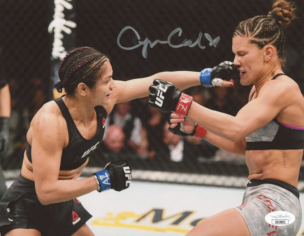 Badass ~Cynthia Calvillo~ Signed 8x10 Ultimate Fighting Champion Photo Poster painting (JSA COA)