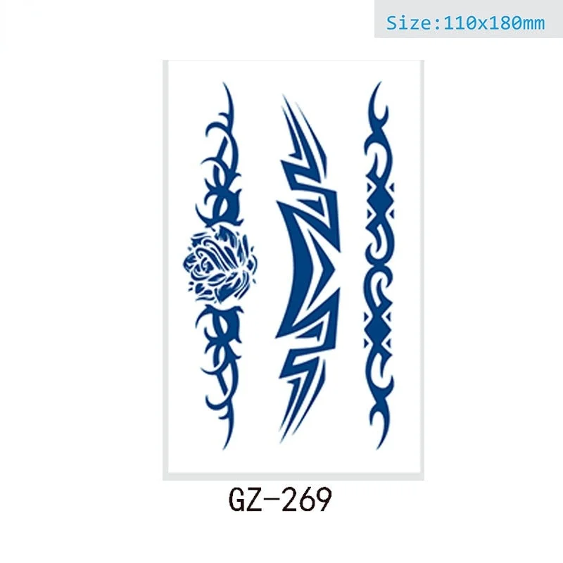 Juice tattoo stickers Net celebrity tattoo stickers lasts 15 days Herbal semi-permanent tattoo stickers