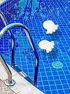 12Pcs Pool Sponge Oil Absorber Pool Scum Sponge Oil Scum Absorbing Filter Sponge