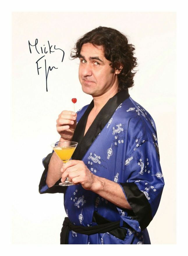 MICKY FLANAGAN AUTOGRAPH SIGNED PP Photo Poster painting POSTER