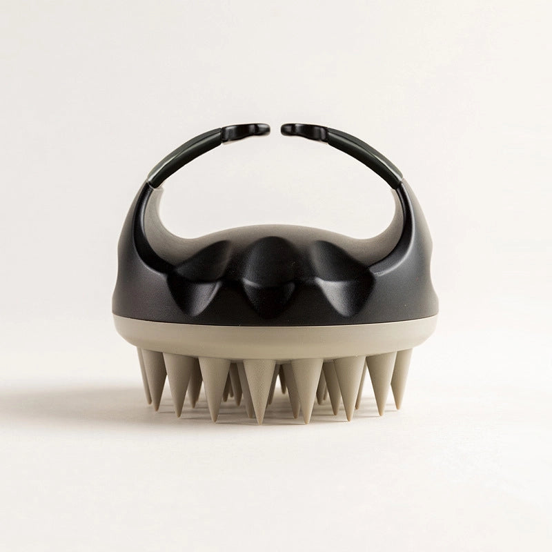 Minimalist Solid Color ABS TPE Silica Gel Shampoo Brush Bathing